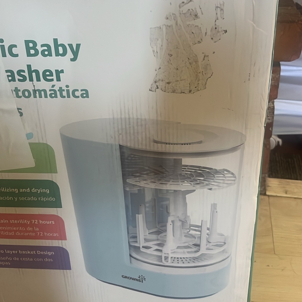 Grownsy Automatic Baby Bottle Washer - Blue